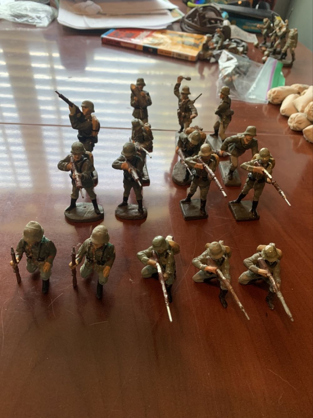 Elastolin German Attacking - Mixed action figure collectible - Main Image 2