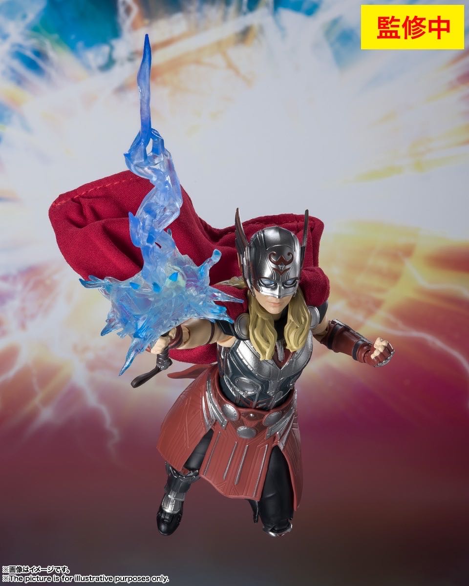 Mighty Thor (Jane Foster) - Thor: Love & Thunder - S.H. Figuarts - Bandai (Marvel Cinematic Universe) action figure collectible [Barcode 4573102632937] - Main Image 3
