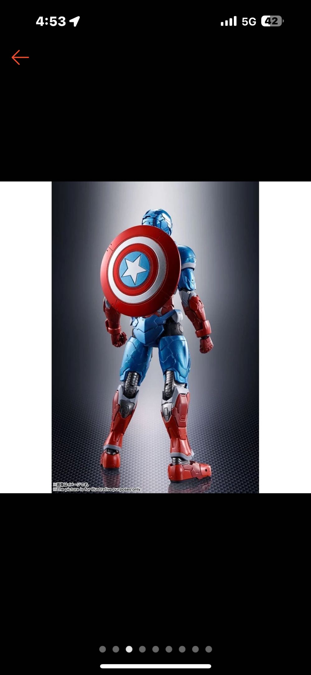 Captain America (Tech-On Avengers) - Bandai S.H. Figuarts (Tech-On Avengers) action figure collectible [Barcode 4573102618948] - Main Image 4