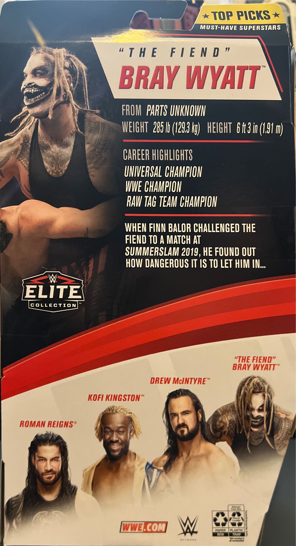 WWE “The Fiend” Bray Wyatt  action figure collectible - Main Image 2