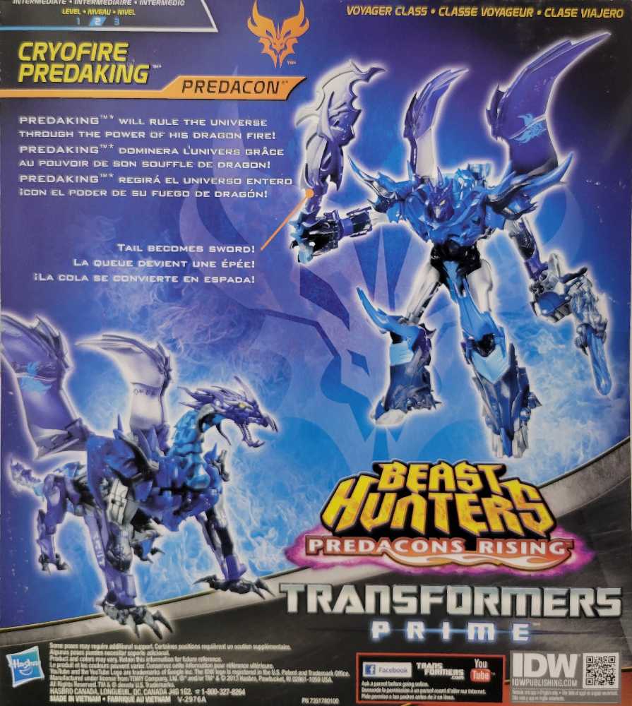 Predaking, Cryofire Target - Hasbro (Prime Beast Hunters) action figure collectible - Main Image 4