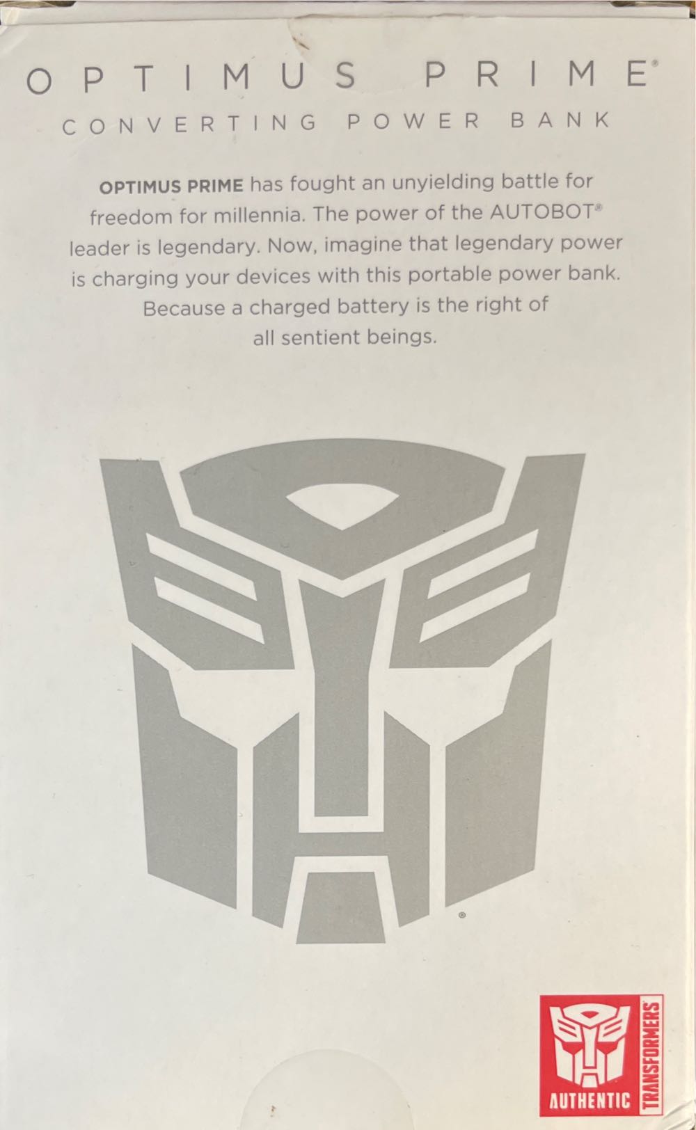 Power Bank Optimus Prime  action figure collectible - Main Image 2