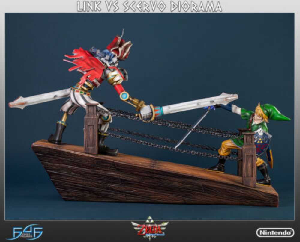 Link vs. Scervo Diorama - First 4 Figures (The Legend of Zelda: Skyward Sword) action figure collectible - Main Image 2