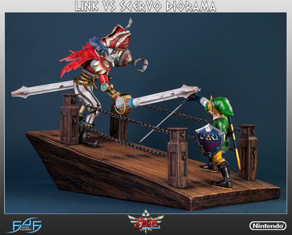 Link vs. Scervo Diorama - First 4 Figures (The Legend of Zelda: Skyward Sword) action figure collectible - Main Image 3