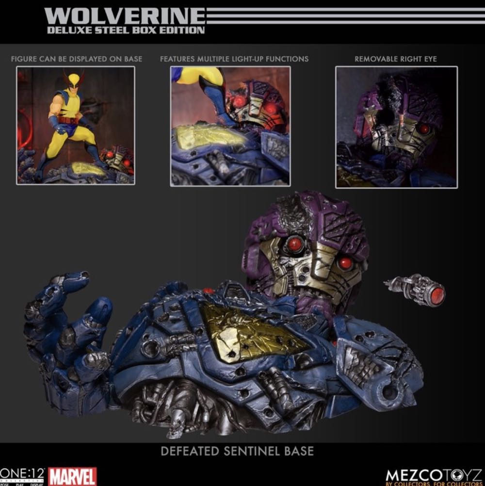 Mezco One:12 Wolverine (Deluxe) - Mezco Toyz (Marvel X-Men) action figure collectible [Barcode 696198765366] - Main Image 4