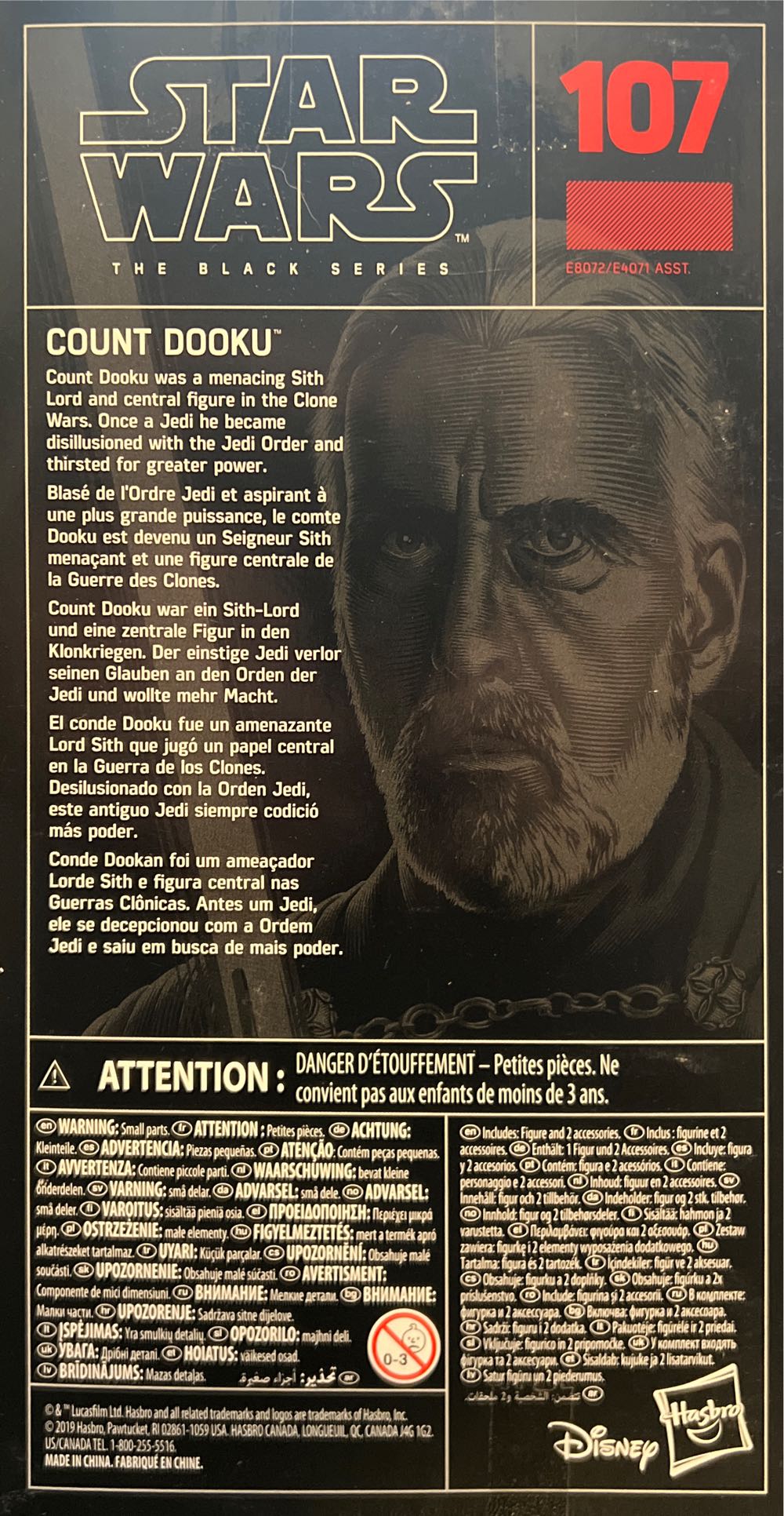 Star Wars Count Dooku  action figure collectible - Main Image 2