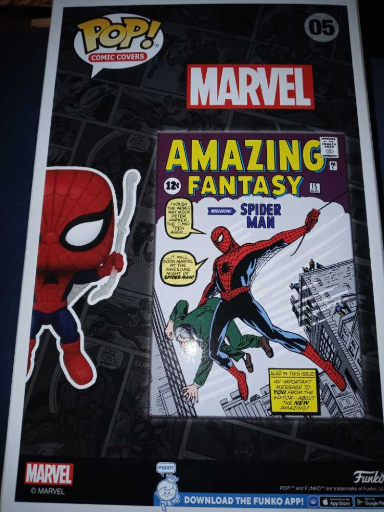 Funko Pop Comic Cover Marvel’s Amazing Spider-man #05 - Funko (Comic Covers) (Comic Covers (Spider-Man)) action figure collectible [Barcode 889698609319] - Main Image 2