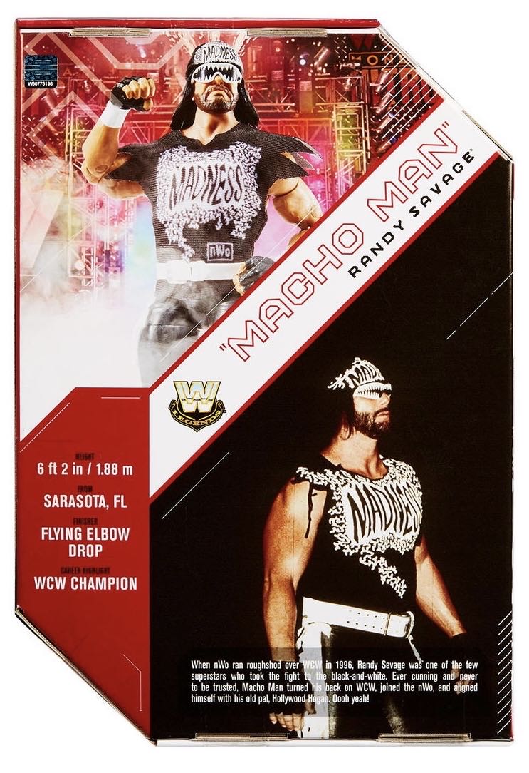 Macho Man Randy Savage - Mattel - WWE (WWE Ultimate Edition - Legends) action figure collectible [Barcode 194735075331] - Main Image 2