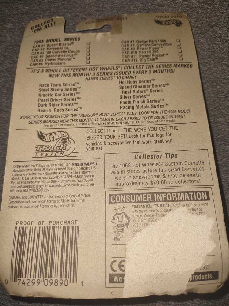 Camero Convertible 1995  action figure collectible - Main Image 2