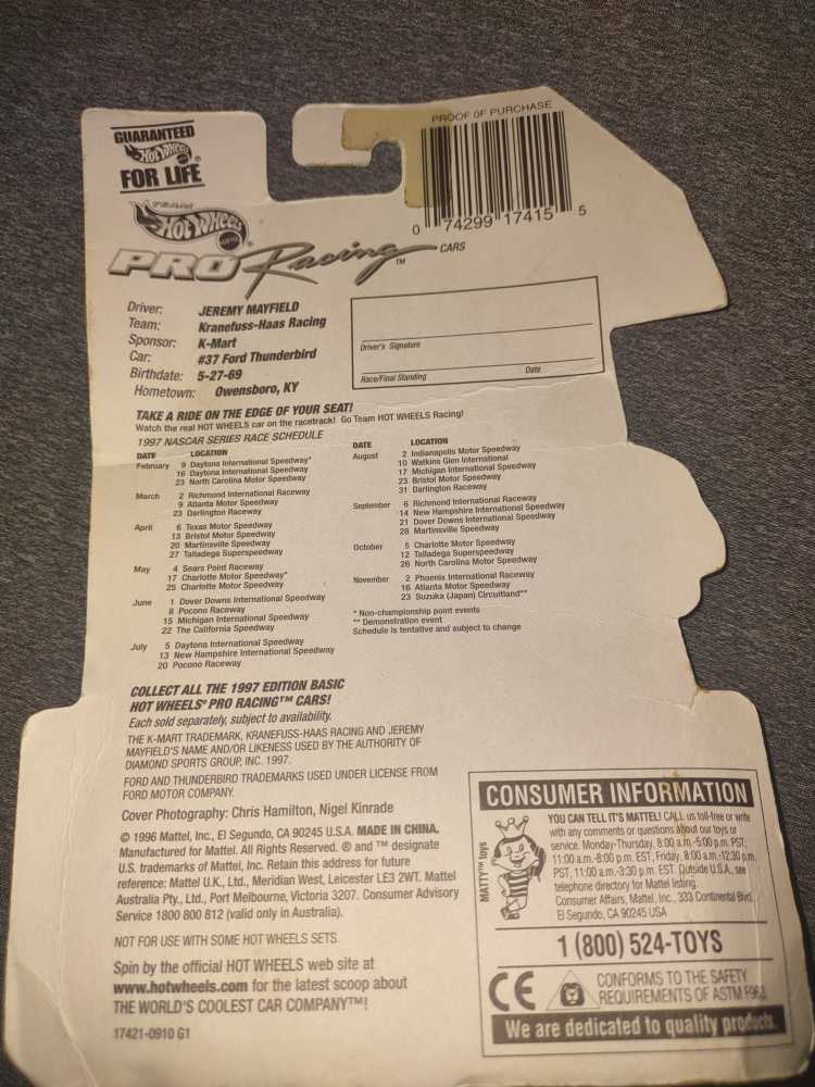 Nascar Kmart 1997  action figure collectible - Main Image 2