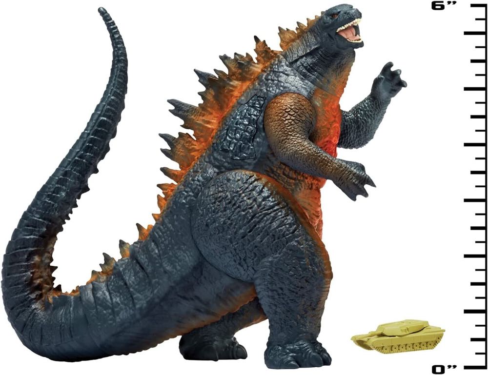 Godzilla : City Destruction Godzilla With Tank - Playmates Toys (Godzilla) action figure collectible [Barcode 043377348238] - Main Image 2