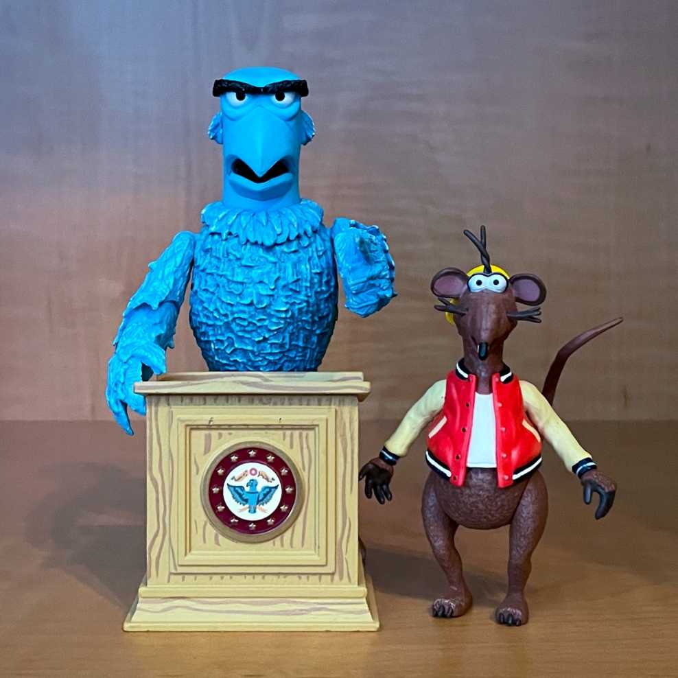 Muppets  - Sam The Eagle & Rizzo The Rat - Diamond Select Toys (The Muppets) action figure collectible [Barcode 699788814833] - Main Image 4
