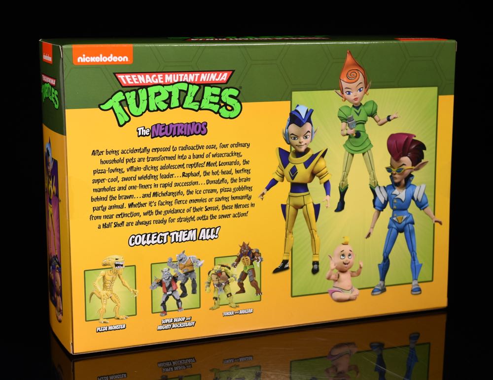 The Neutrinos 3-Pack (Zak, Kala & Dask) - Neca (Teenage Mutant Ninja Turtles) action figure collectible [Barcode 634482542828] - Main Image 2