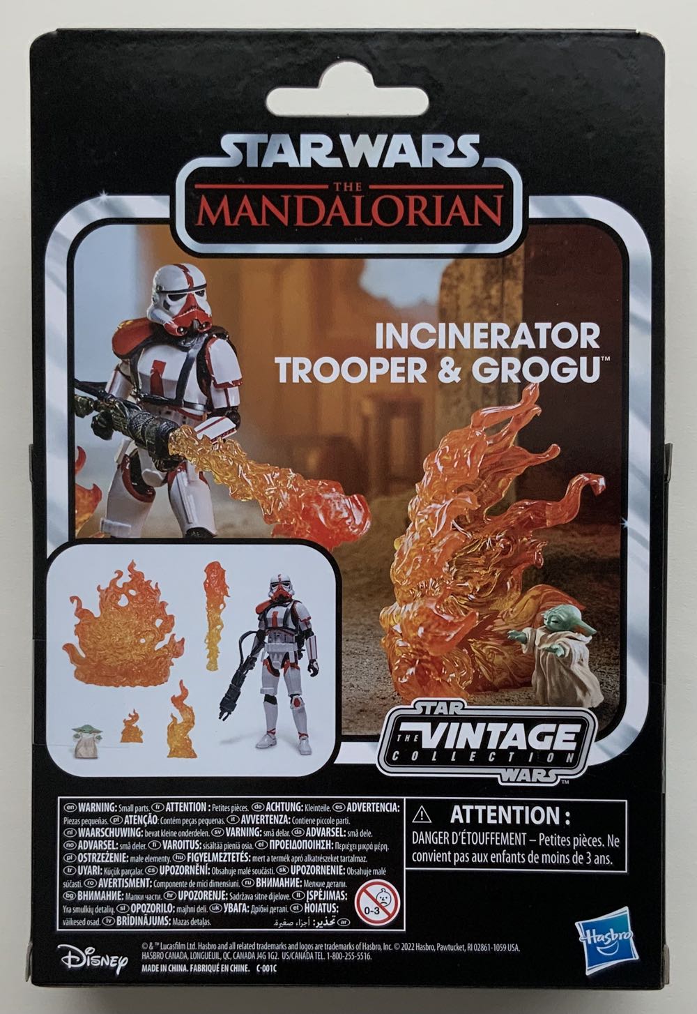 Incinerator Trooper & Grogu - Kenner / Hasbro (Star Wars The Vintage Collection DELUXE) action figure collectible [Barcode 5010993970001] - Main Image 2