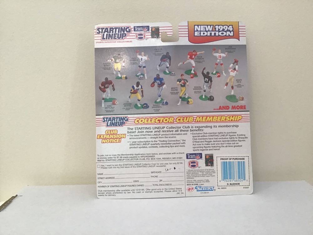 Drew Bledsoe - Kenner action figure collectible - Main Image 2