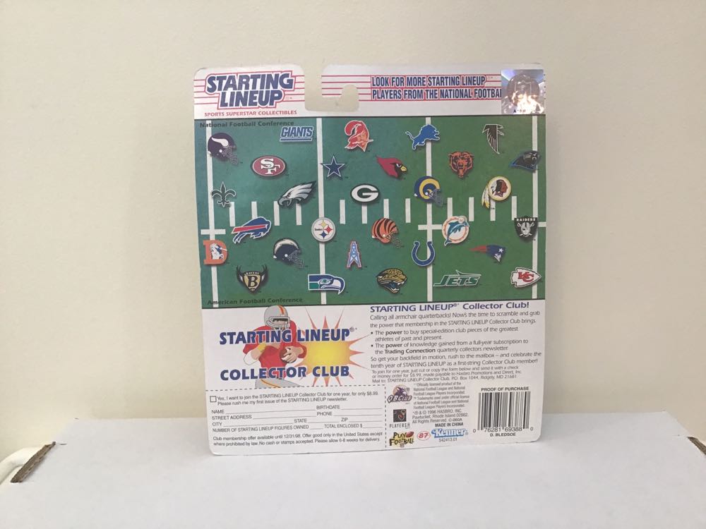 Drew Bledsoe - Kenner action figure collectible - Main Image 2