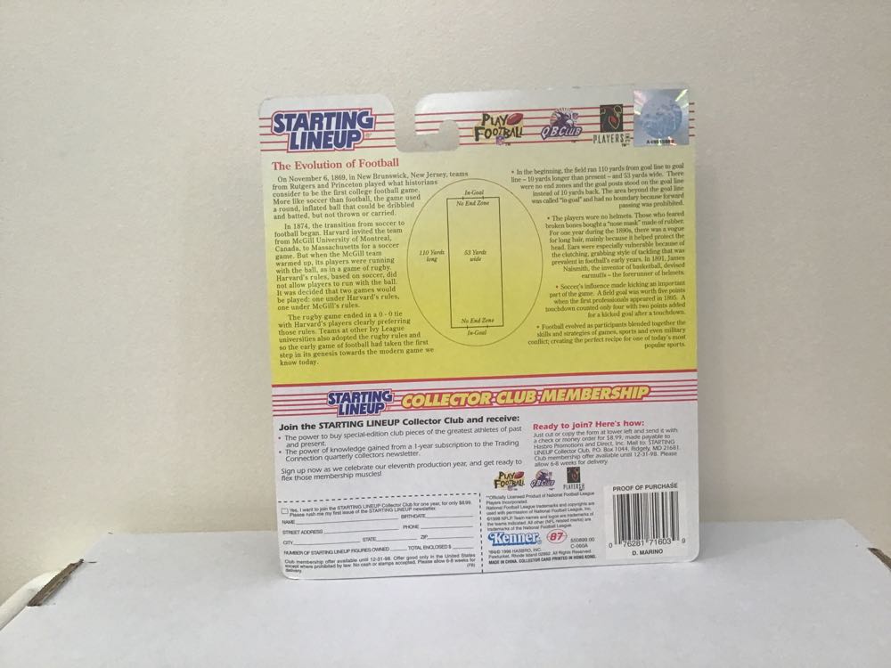 Dan Marino - Kenner action figure collectible - Main Image 2