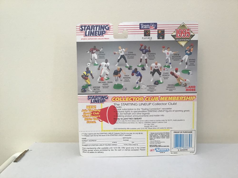Barry Sanders - Kenner action figure collectible - Main Image 2