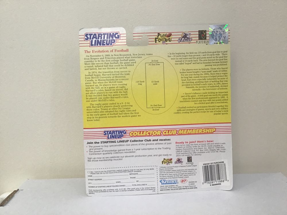 Peyton Manning - Kenner action figure collectible - Main Image 2