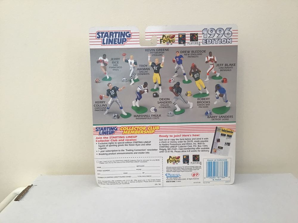 Marshall Faulk - Kenner action figure collectible - Main Image 2