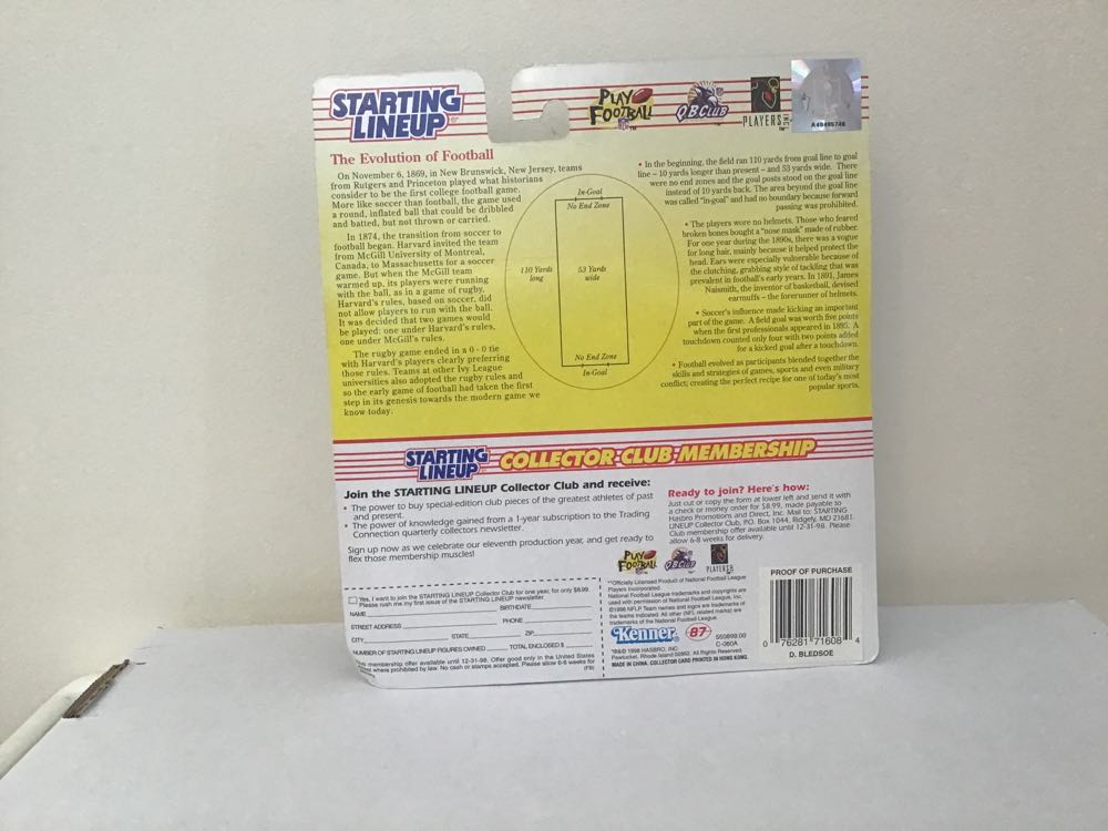 Drew Bledsoe - Kenner action figure collectible - Main Image 2