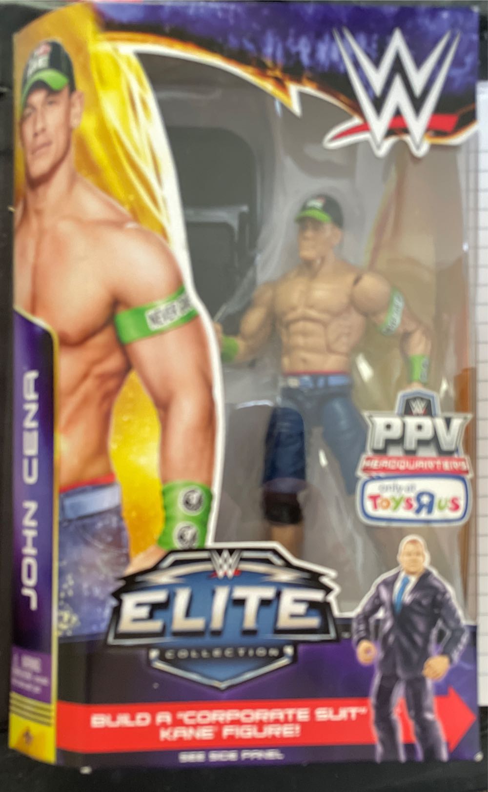 WWE Elite (TRU Exclusive) John Cena - Mattel (WWE Wrestlemania XXX) action figure collectible [Barcode 746775347581] - Main Image 2