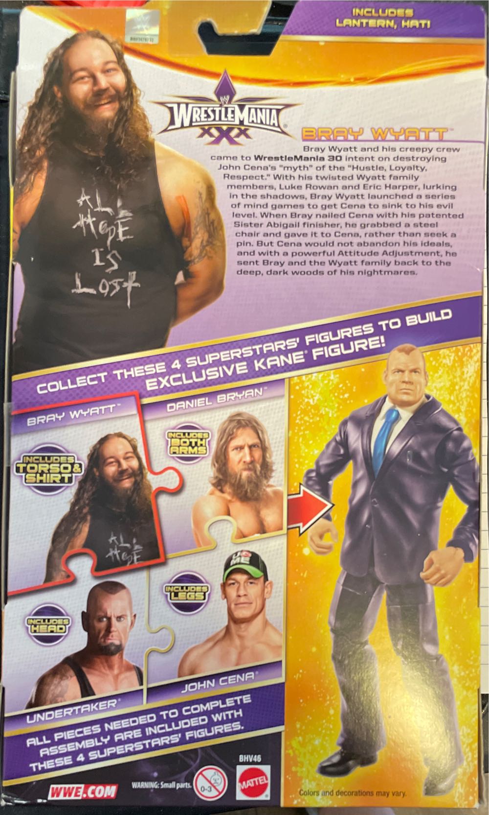 WWE Elite (TRU Exclusive) Bray Wyatt - Mattel (WWE Wrestlemania XXX) action figure collectible [Barcode 746775347574] - Main Image 2