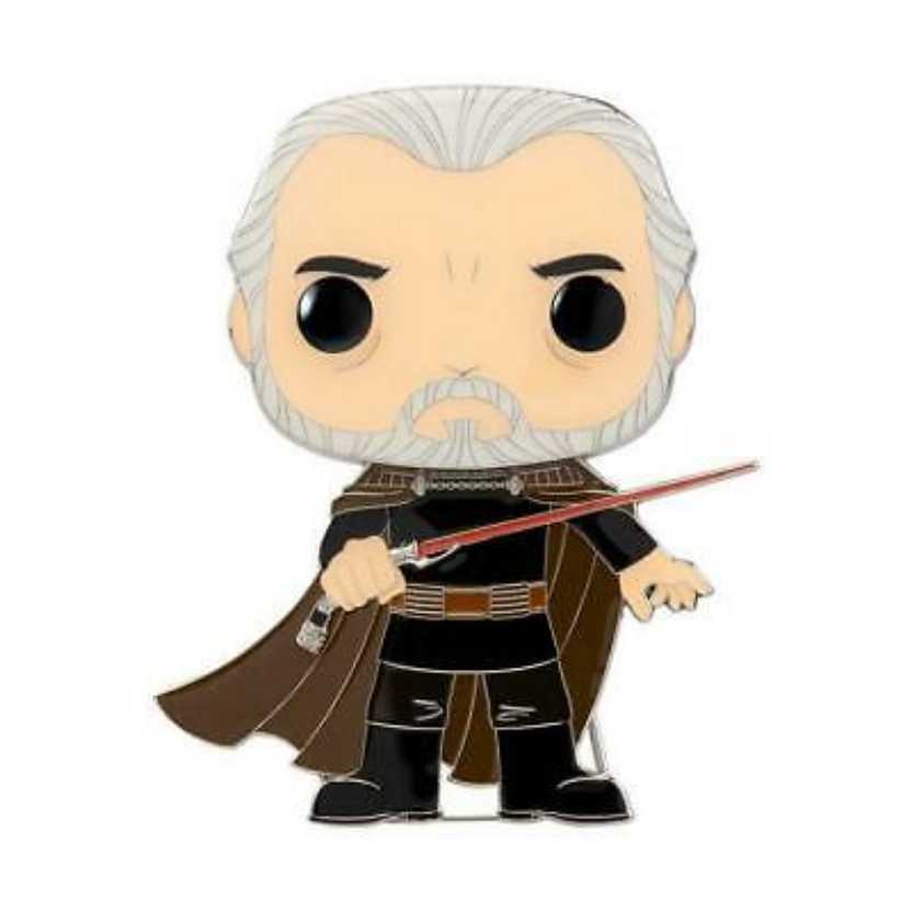 Star Wars- Count Dooku Funko Pin 22  (Funko Pop Pins) action figure collectible [Barcode 671803398801] - Main Image 3