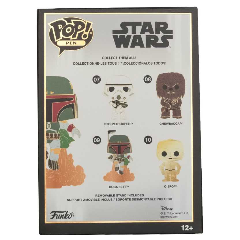 #09 Boba Fett   (Funko Pop Pins) action figure collectible [Barcode 671803318427] - Main Image 4