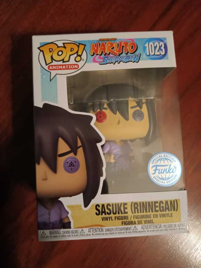 Funko Naruto Shippuden Sasuke Uchiha Rinnegan Pop Figure Aaa Anime Exclusive # 1023  action figure collectible [Barcode 889698550499] - Main Image 2