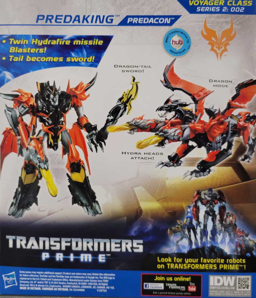 Predaking Voyager - Hasbro (Prime Beast Hunters) action figure collectible - Main Image 4