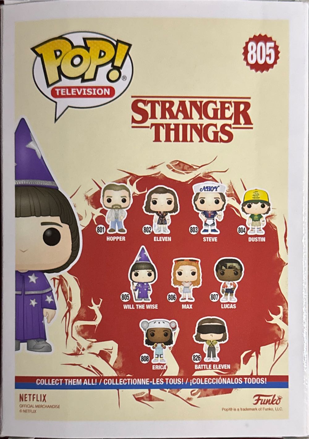 Will The Wise GID (Target Exclusive) - Funko (Stranger Things) action figure collectible [Barcode 889698429887] - Main Image 3