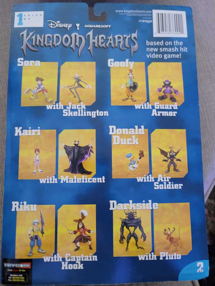 Kingdom Hearts - Riku With Captain Hook - Mirage (Kingdom Hearts) action figure collectible [Barcode 696254760021] - Main Image 2