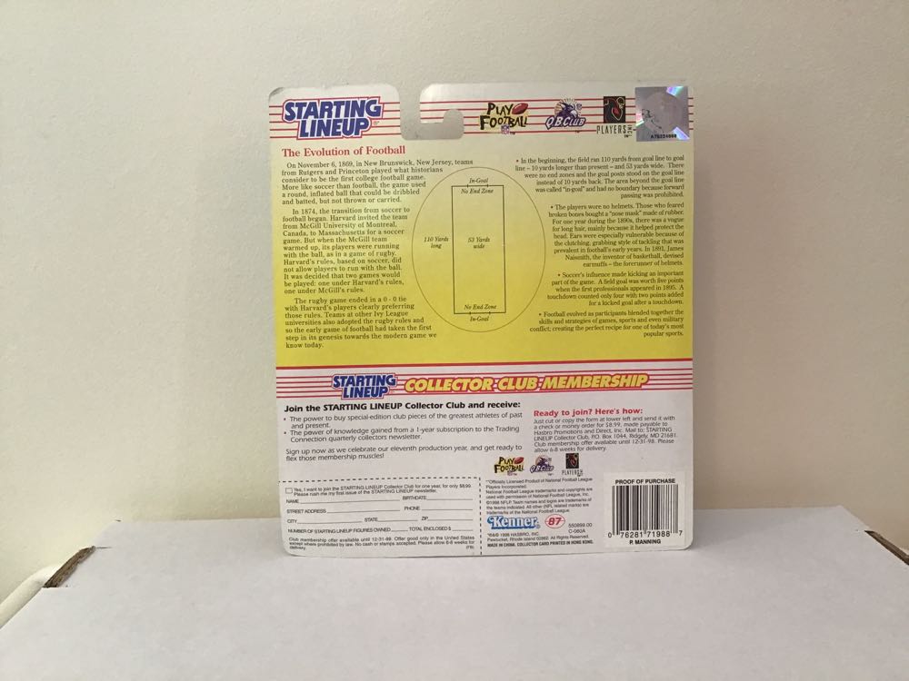 Peyton Manning - Kenner action figure collectible - Main Image 2