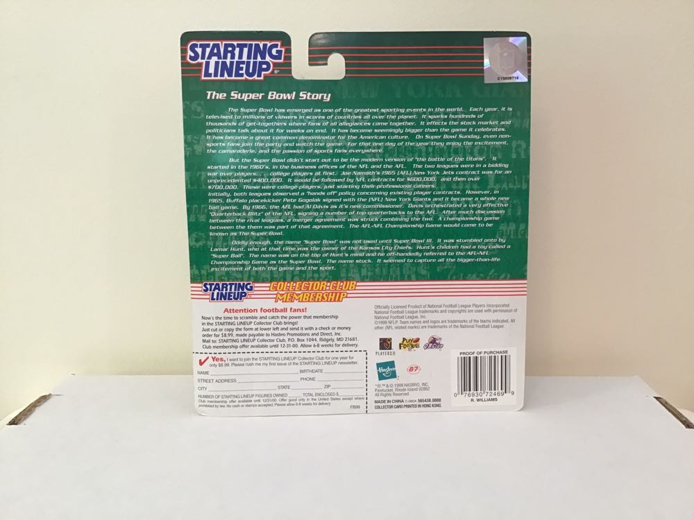 Ricky Williams - Kenner action figure collectible - Main Image 2