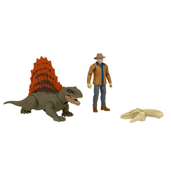 Dr Alan Grant & Dimetrodon - Mattel (JW Humanos) action figure collectible [Barcode 887961942781] - Main Image 3