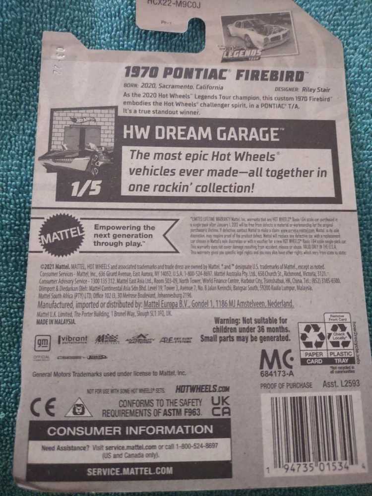 Pontiac Firebird 1970  action figure collectible - Main Image 2