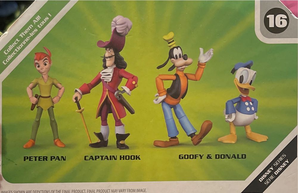 Disney Captain Hook Toybox Peter Pan  action figure collectible [Barcode 461015513891] - Main Image 2