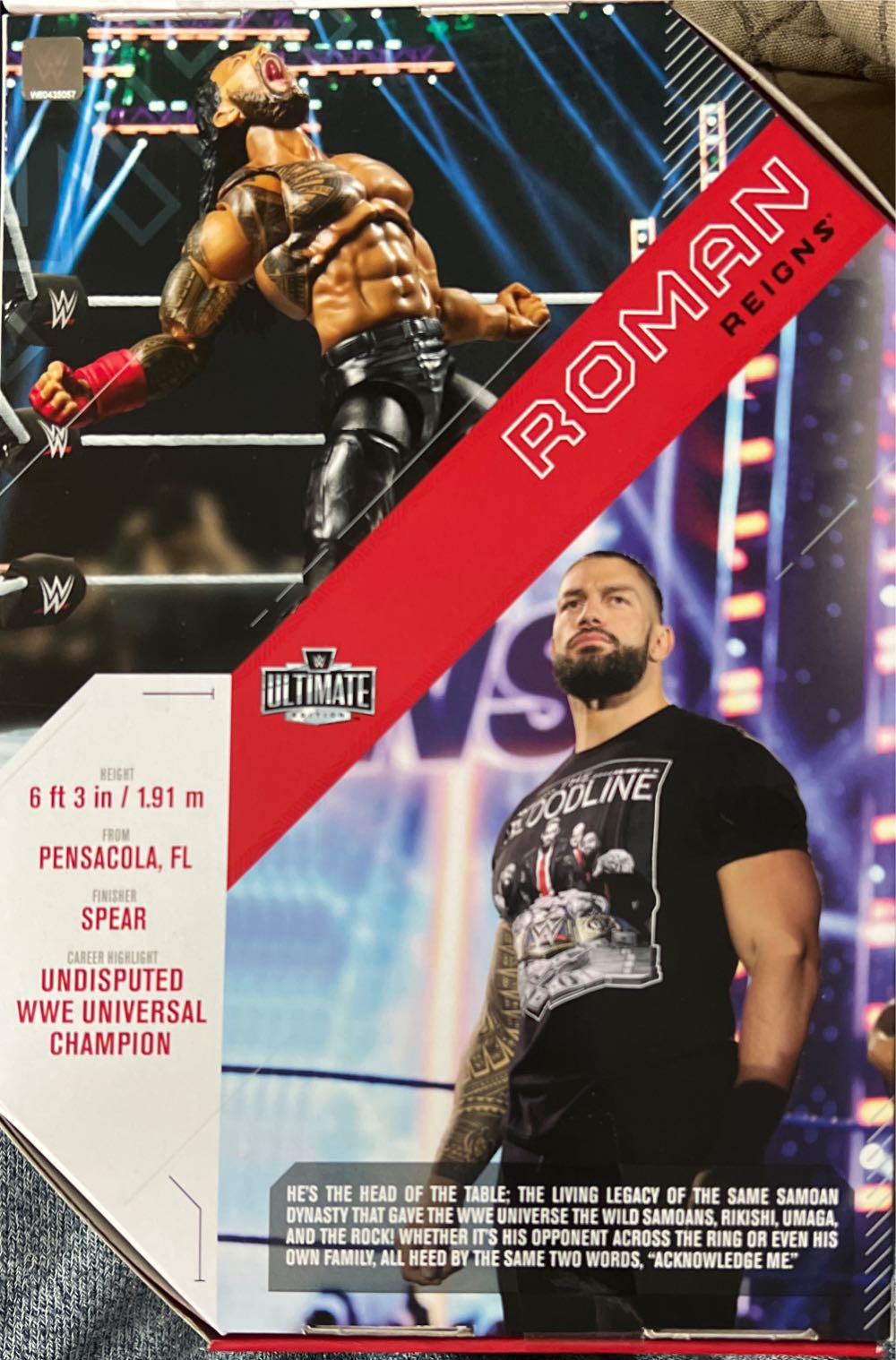WWE Ultimate Roman Reigns 1 - Mattel (WWE Ultimate Edition) action figure collectible [Barcode 194735020577] - Main Image 2