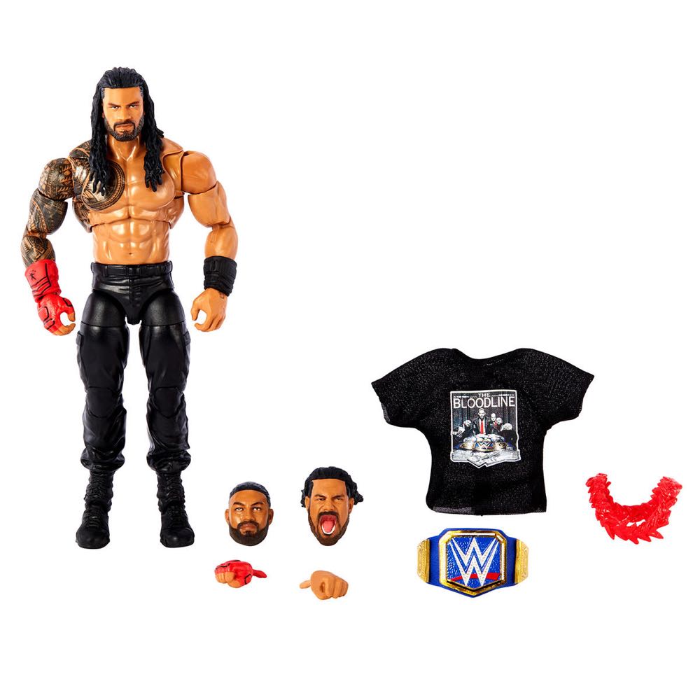 WWE Ultimate Roman Reigns 1 - Mattel (WWE Ultimate Edition) action figure collectible [Barcode 194735020577] - Main Image 3