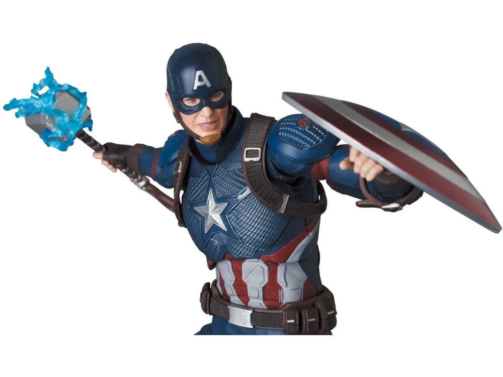 Captain America (Endgame Ver. (Mafex No. 130)) - Medicom (Avengers: Endgame) action figure collectible [Barcode 4530956471303] - Main Image 4