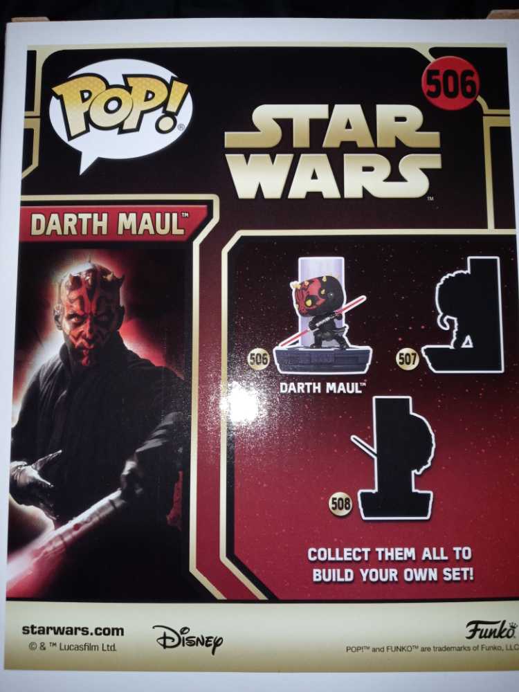#506 Duel Of The Fates Darth Maul Amazon Exclusive - Funko (Funko Pop!) action figure collectible [Barcode 889698631952] - Main Image 2
