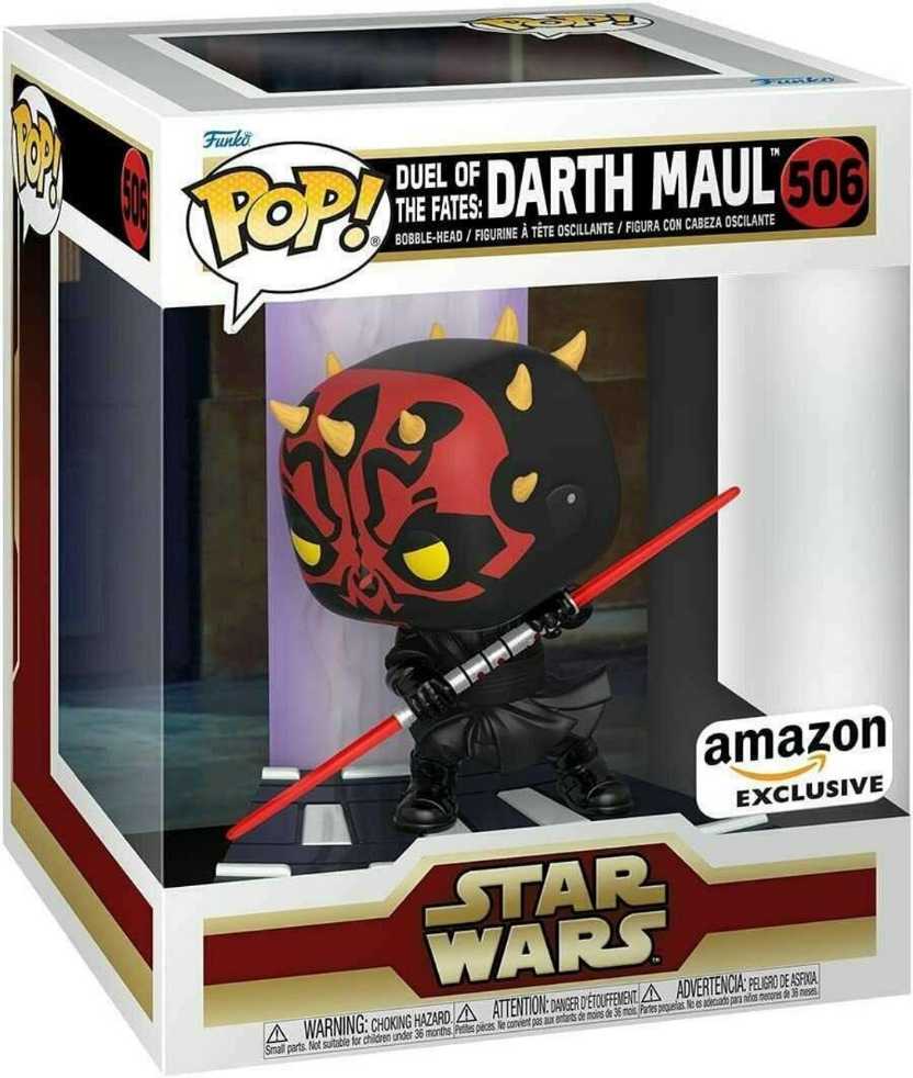 #506 Duel Of The Fates Darth Maul Amazon Exclusive - Funko (Funko Pop!) action figure collectible [Barcode 889698631952] - Main Image 3