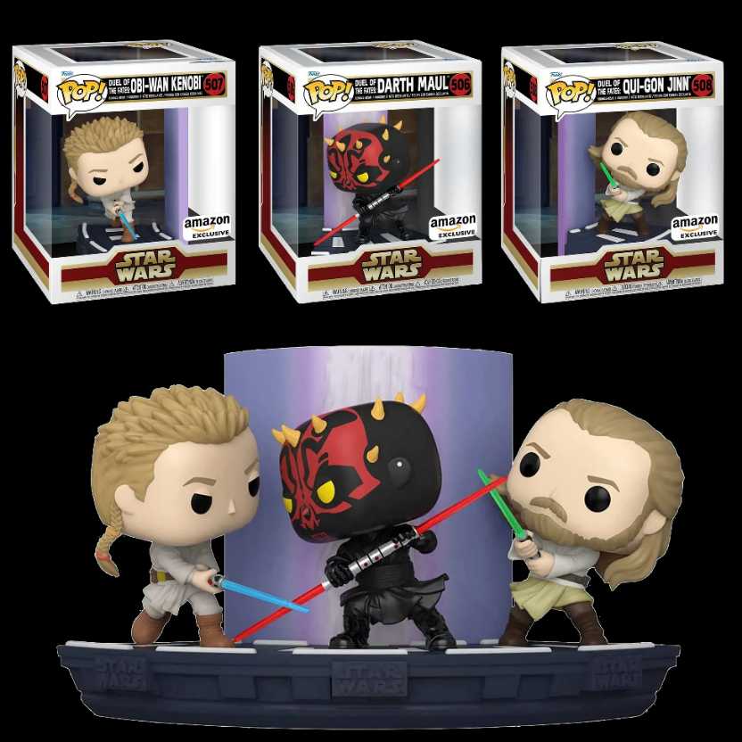 #506 Duel Of The Fates Darth Maul Amazon Exclusive - Funko (Funko Pop!) action figure collectible [Barcode 889698631952] - Main Image 4
