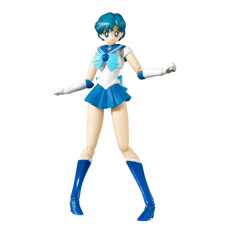 Tamashii Nations Bandai S.h. Figuarts Sailor Mercury Sailor Moon Action Figure - Bandai Tamashii Nations (Sailor Moon) action figure collectible [Barcode 4543112815033] - Main Image 2