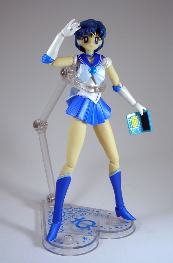 Tamashii Nations Bandai S.h. Figuarts Sailor Mercury Sailor Moon Action Figure - Bandai Tamashii Nations (Sailor Moon) action figure collectible [Barcode 4543112815033] - Main Image 3