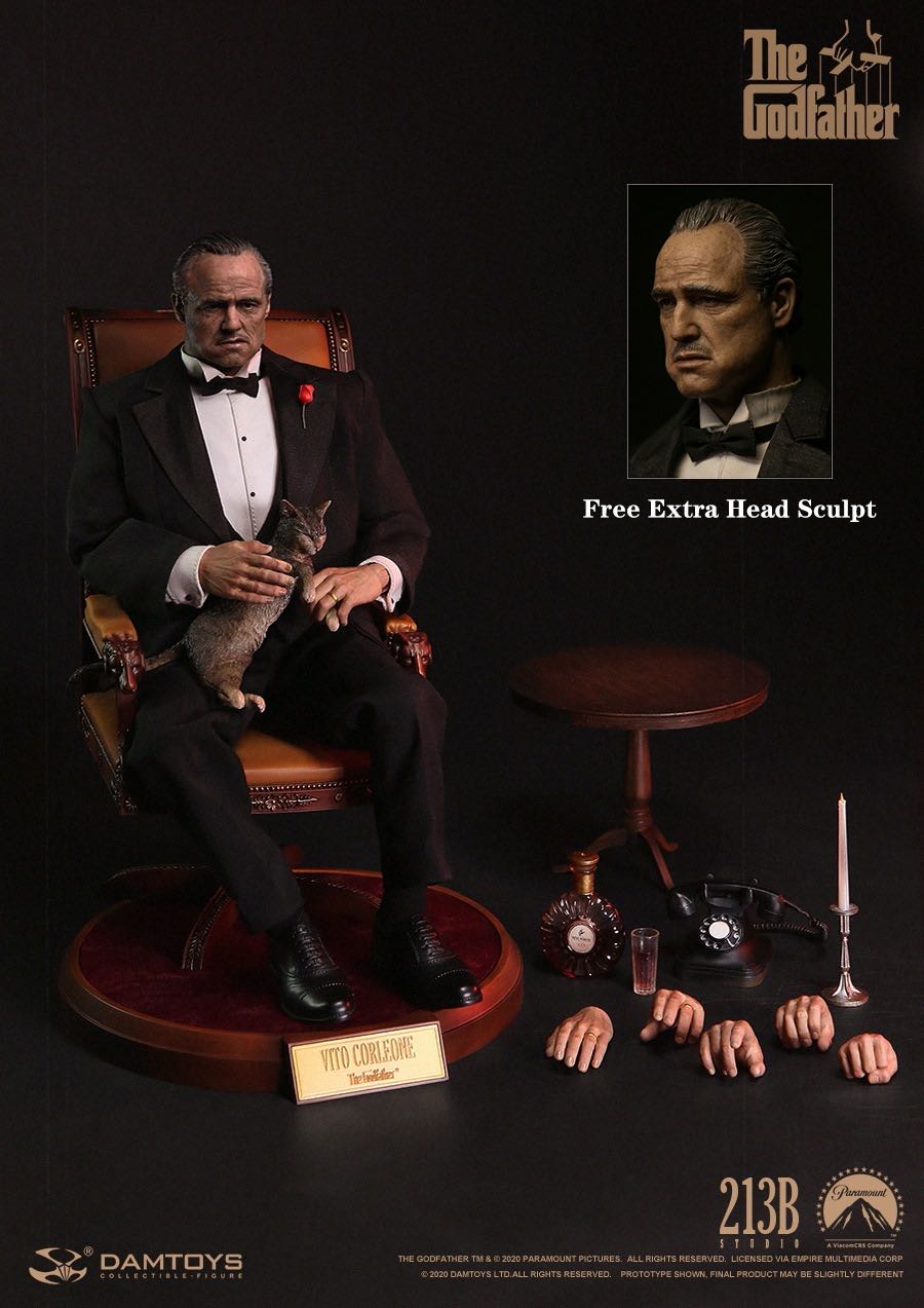 Vito Corleone (Formal Version) - Dam Toys (The Godfather) action figure collectible [Barcode 06970569620503] - Main Image 4