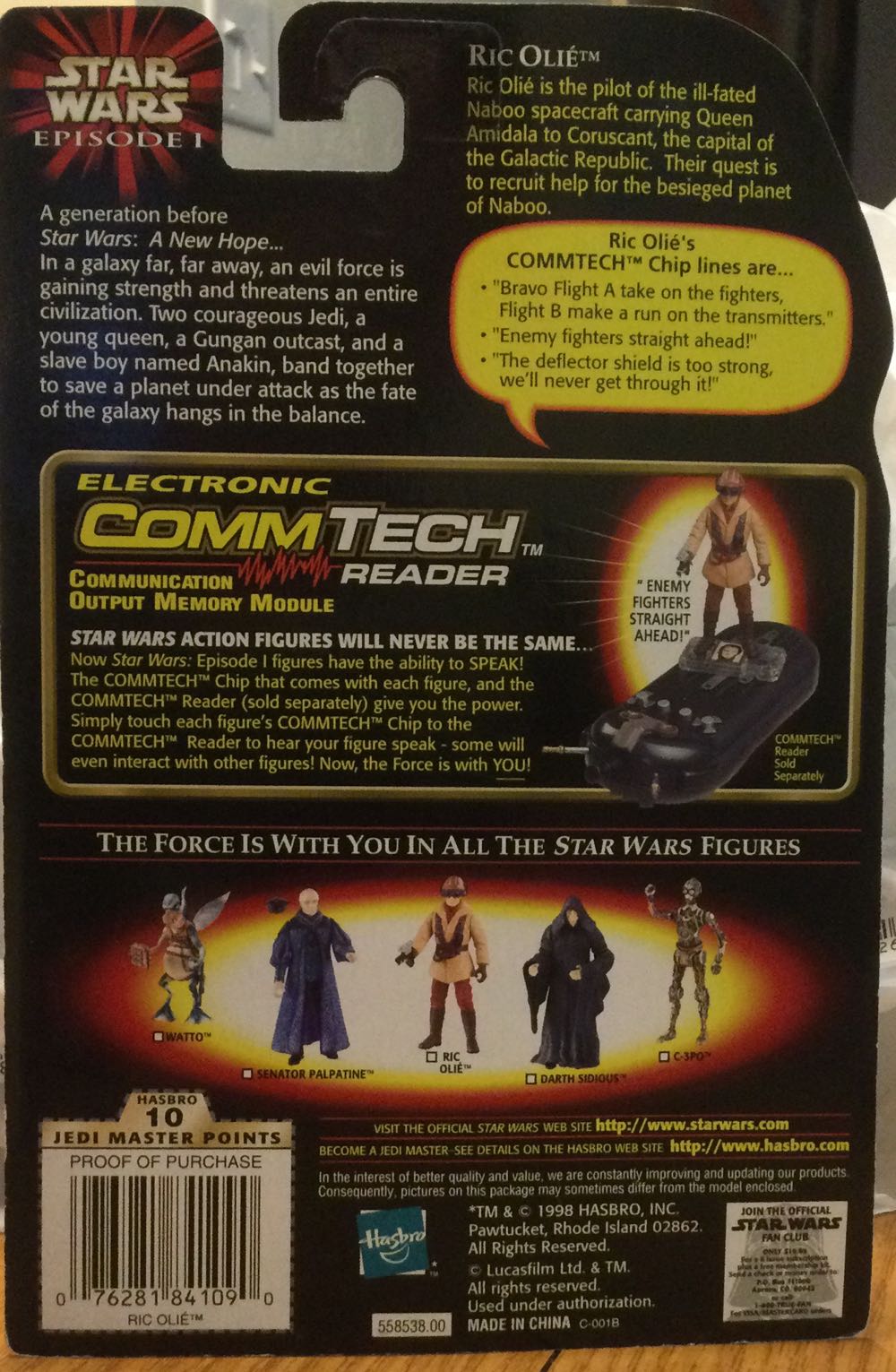 Phantom Menace (Col.#2) - Ric Olie - Hasbro (The Phantom Menace) action figure collectible - Main Image 2