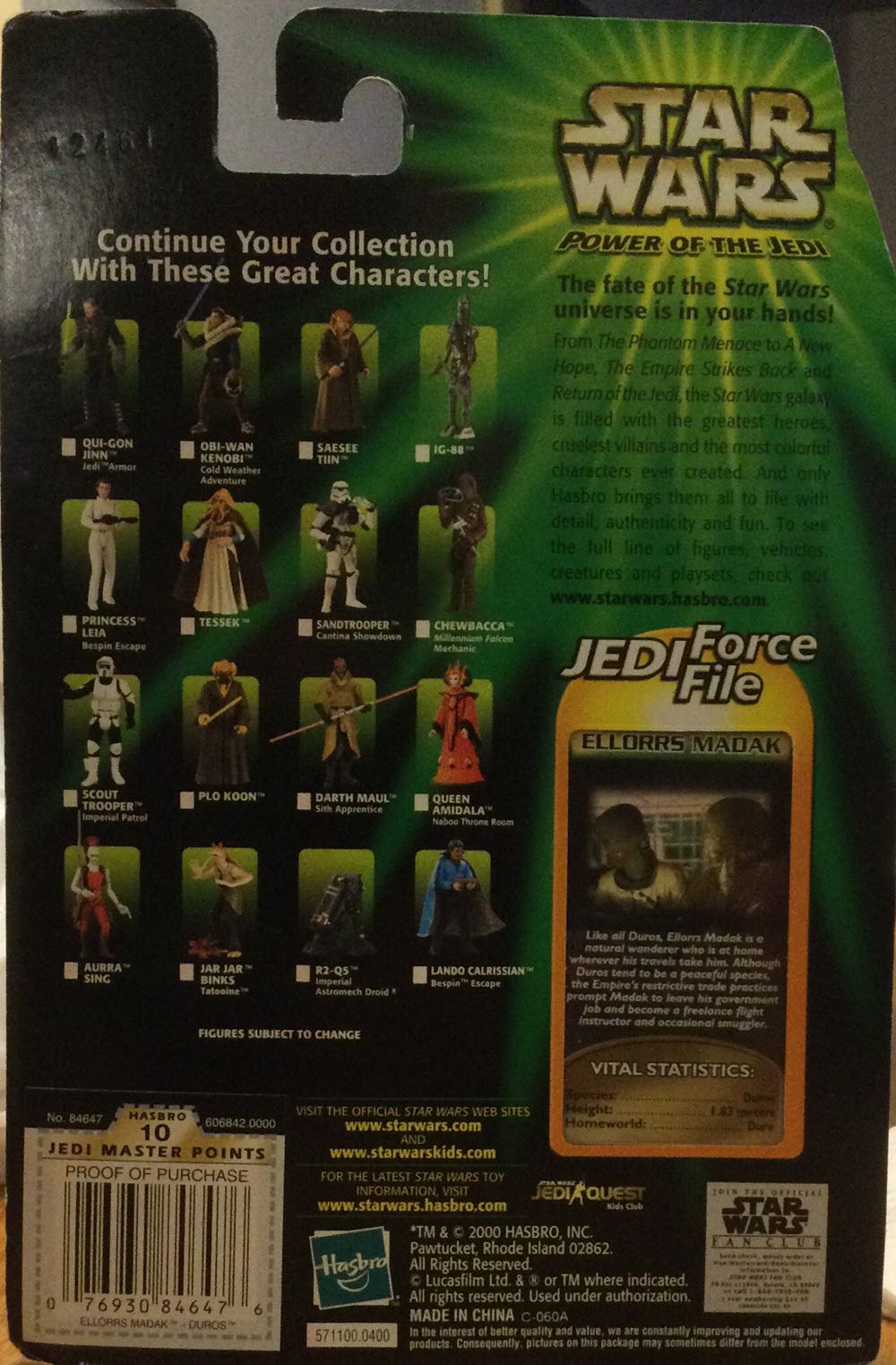 Ellorrs Madak POTJ - Hasbro (Star Wars Episode IV: A New Hope) action figure collectible - Main Image 2