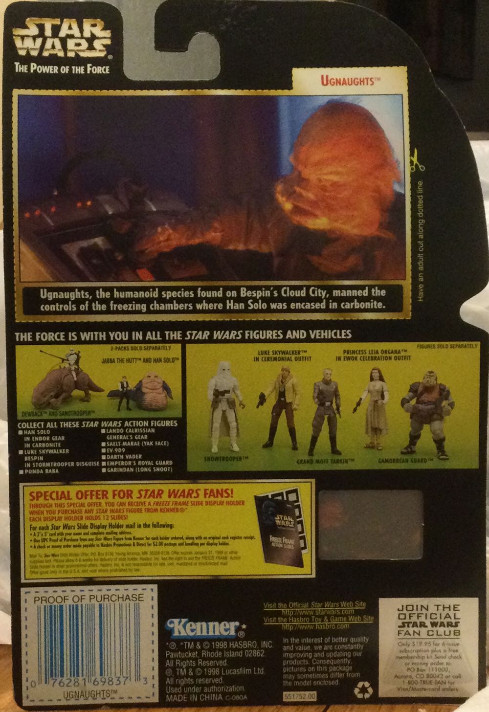 Power Of The Force (FF) - Ugnaughts - Hasbro (Empire Strikes Back) action figure collectible - Main Image 2